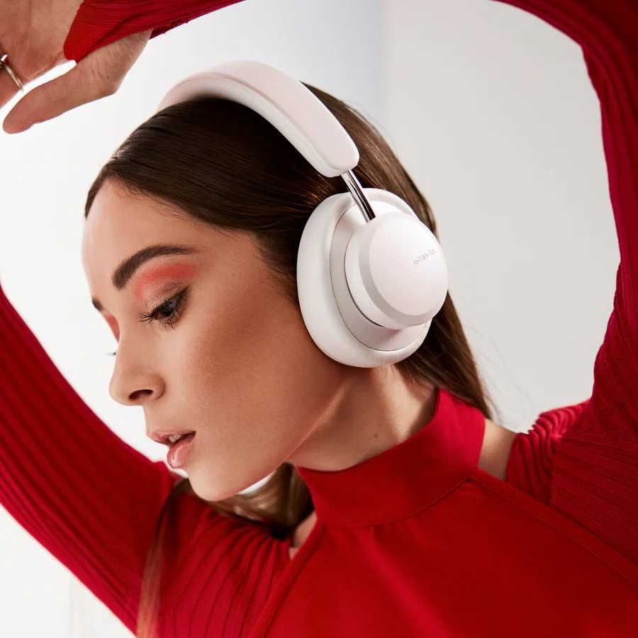 Słuchawki Urbanista Miami, białe, nowe, ANC, USB C, 50h