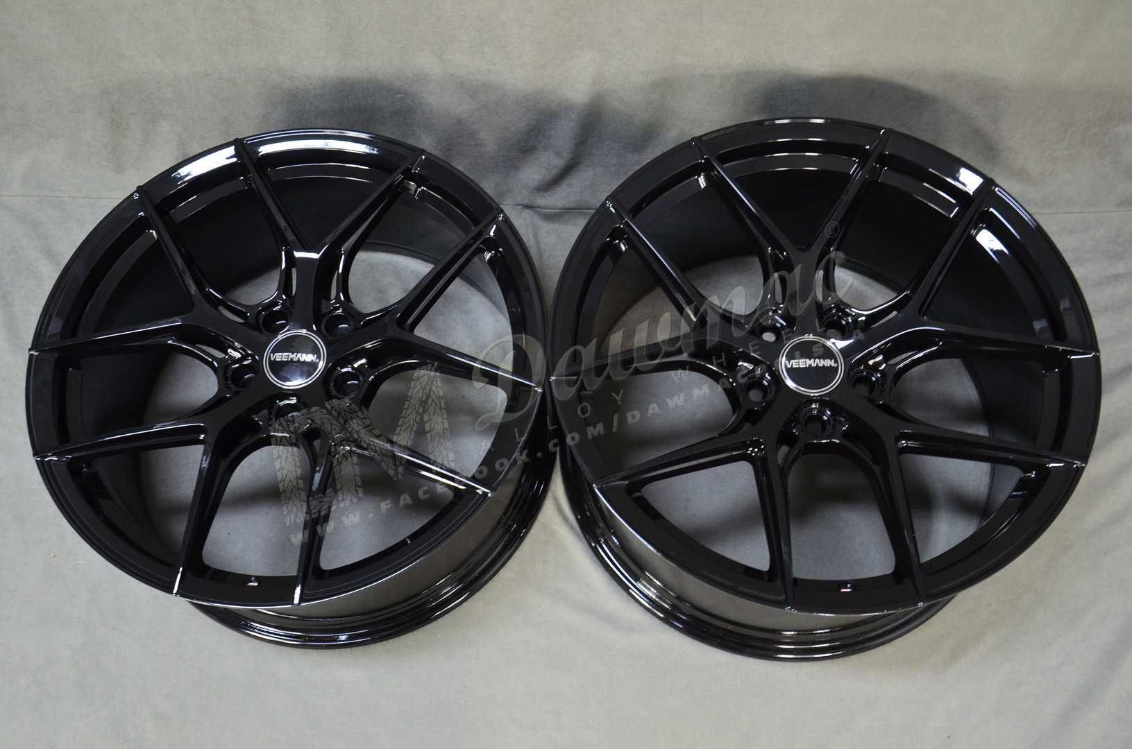 Felgi Veemann VC580R 20" 9J ET35 + 10J ET45 5x120 Gloss Black
