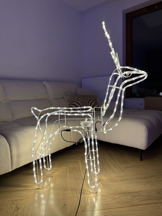 Renifer Led XXL 120cm z ruchomą glową