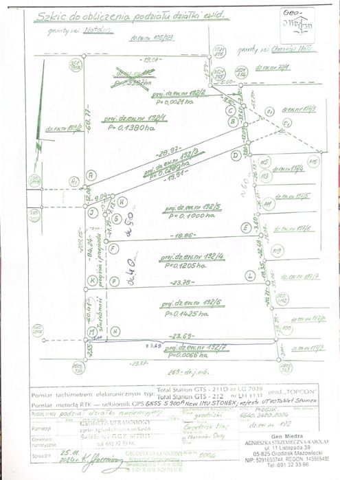 Sprzedam 4 działki budowlane