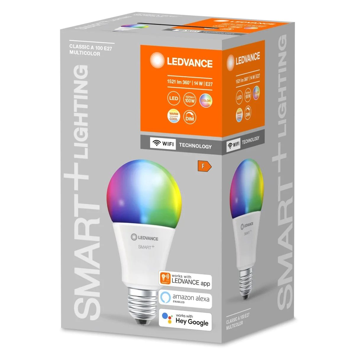 Inteligentna Żarówka Led Smart+ Wifi E27, Ściemnialna