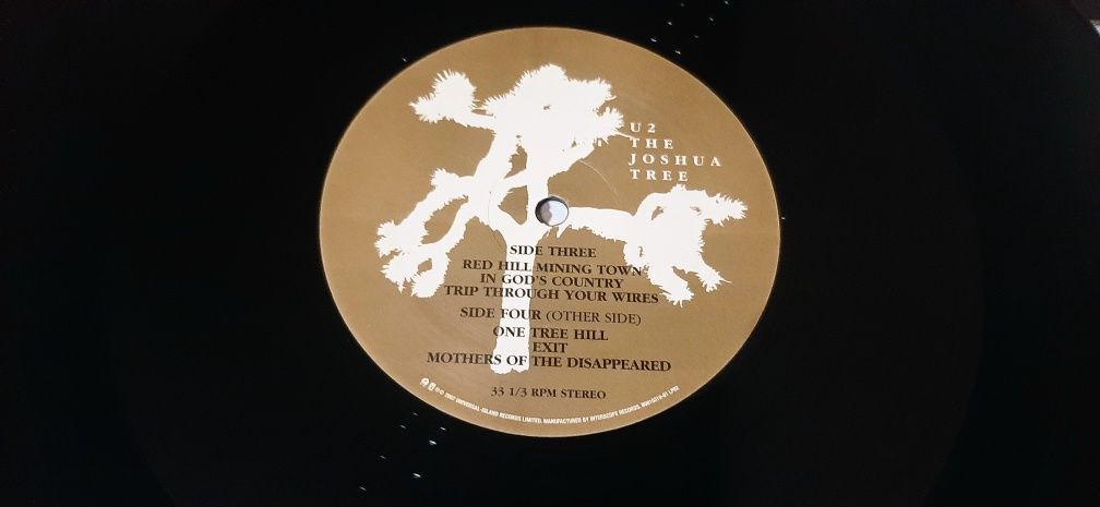 Winyl U2 – The Joshua Tree, 180g., Gatefold, 20th Anniversary Edition