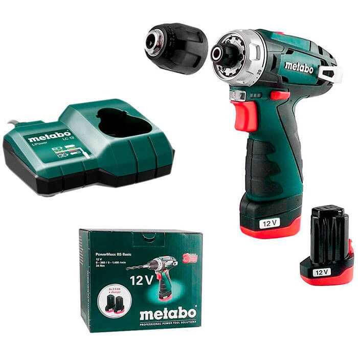 Шуруповерт Метабо Metabo PowerMaxx BS 2 аккум