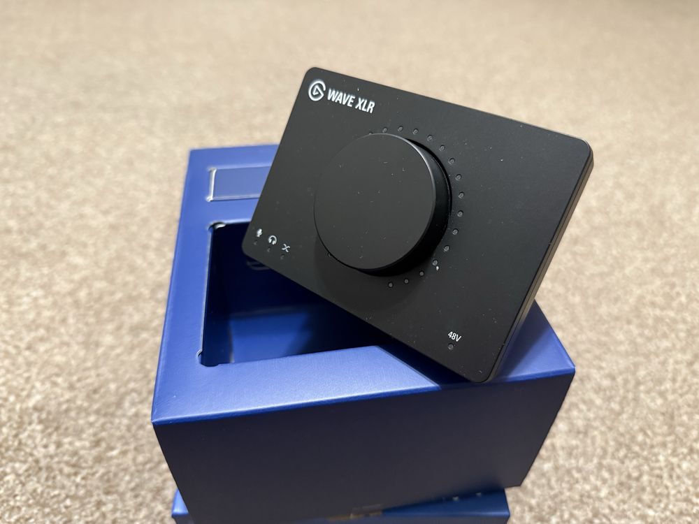 Zestaw Elgato mikrofon wave DX, interfejs audio wave XLR, kabel, ramie