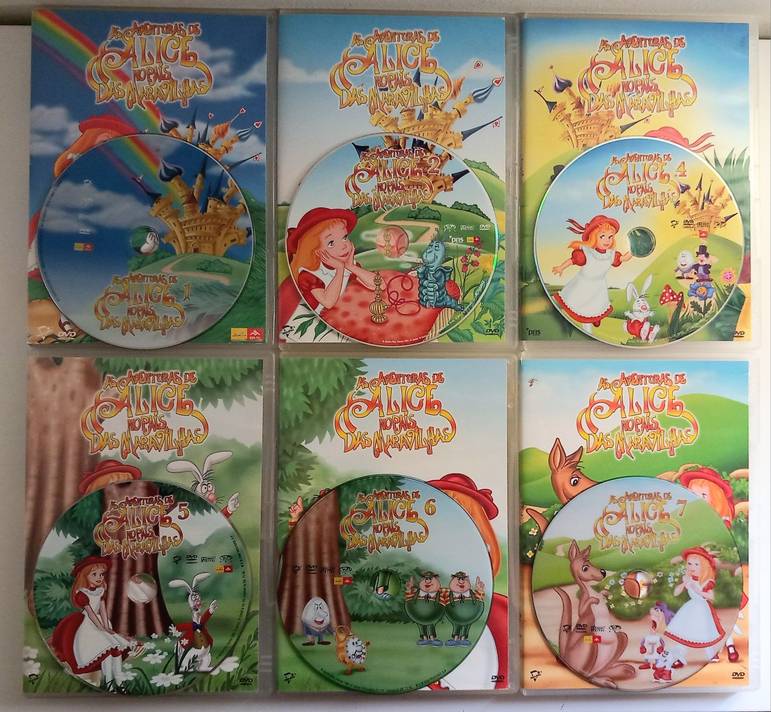 Coleção Alice no País das Maravilhas (desenhos anos 80)