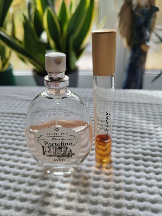 Dwie perfumy Avon zestaw Portofino, For Away