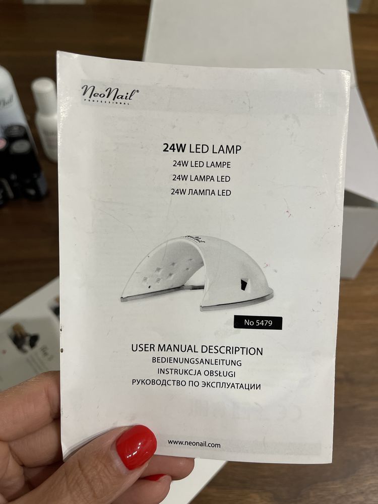 Led lamp Neo Nail  24 w z wyświetlaczem