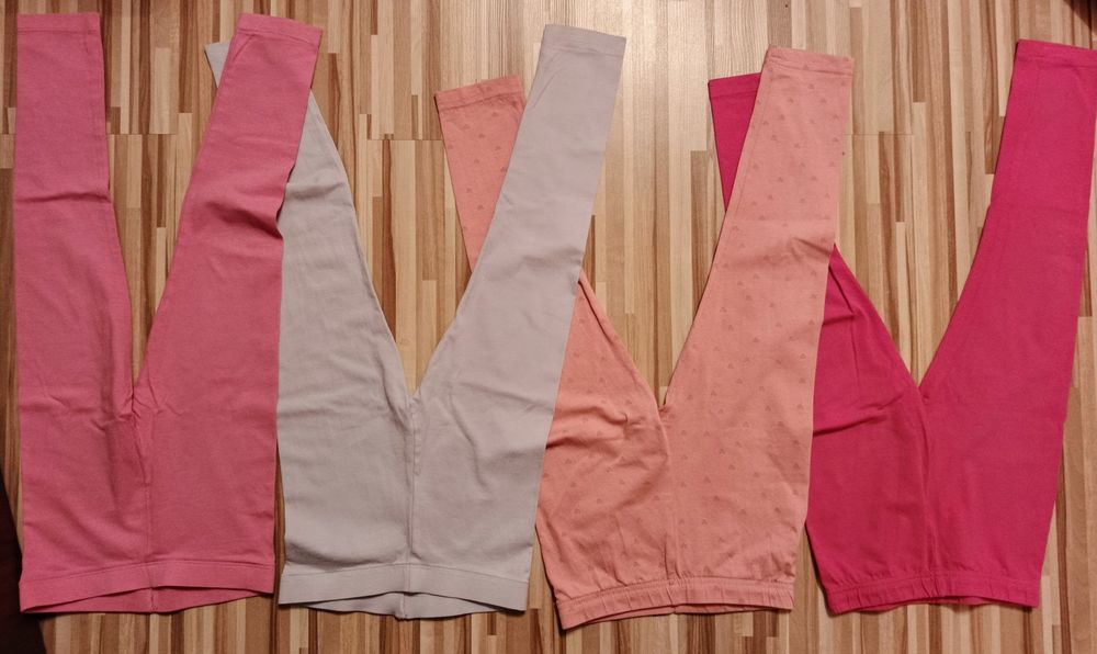 Leginsy spodenki dla dziewczynki 4 pary