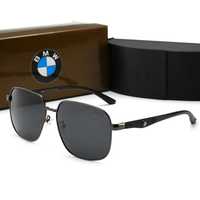 Óculos de sol BMW square 118 polarizados cinza escuros - NOVOS