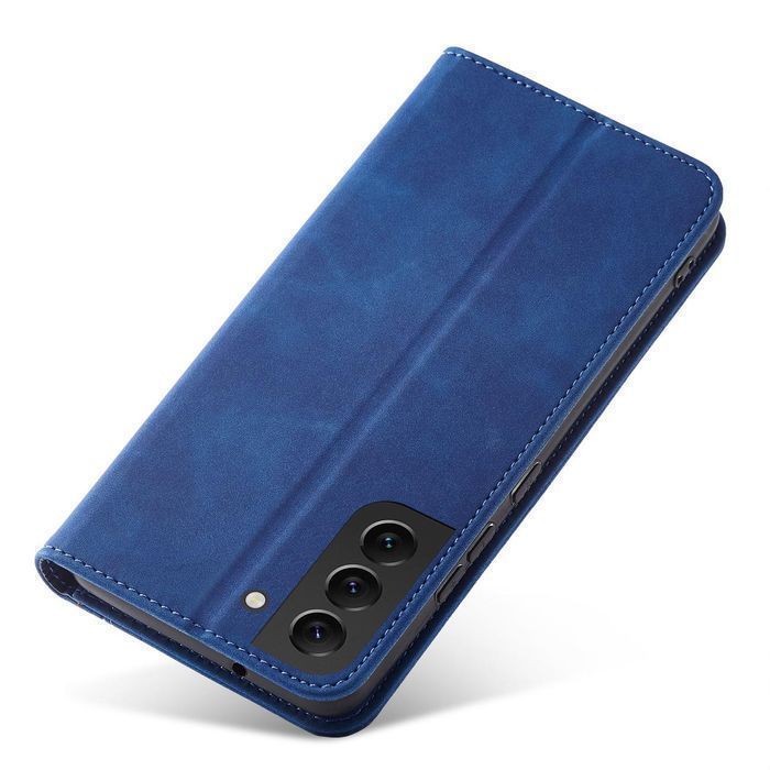 Etui Portfel Magnet Fancy Case do Samsung Galaxy S22+ - Niebieskie