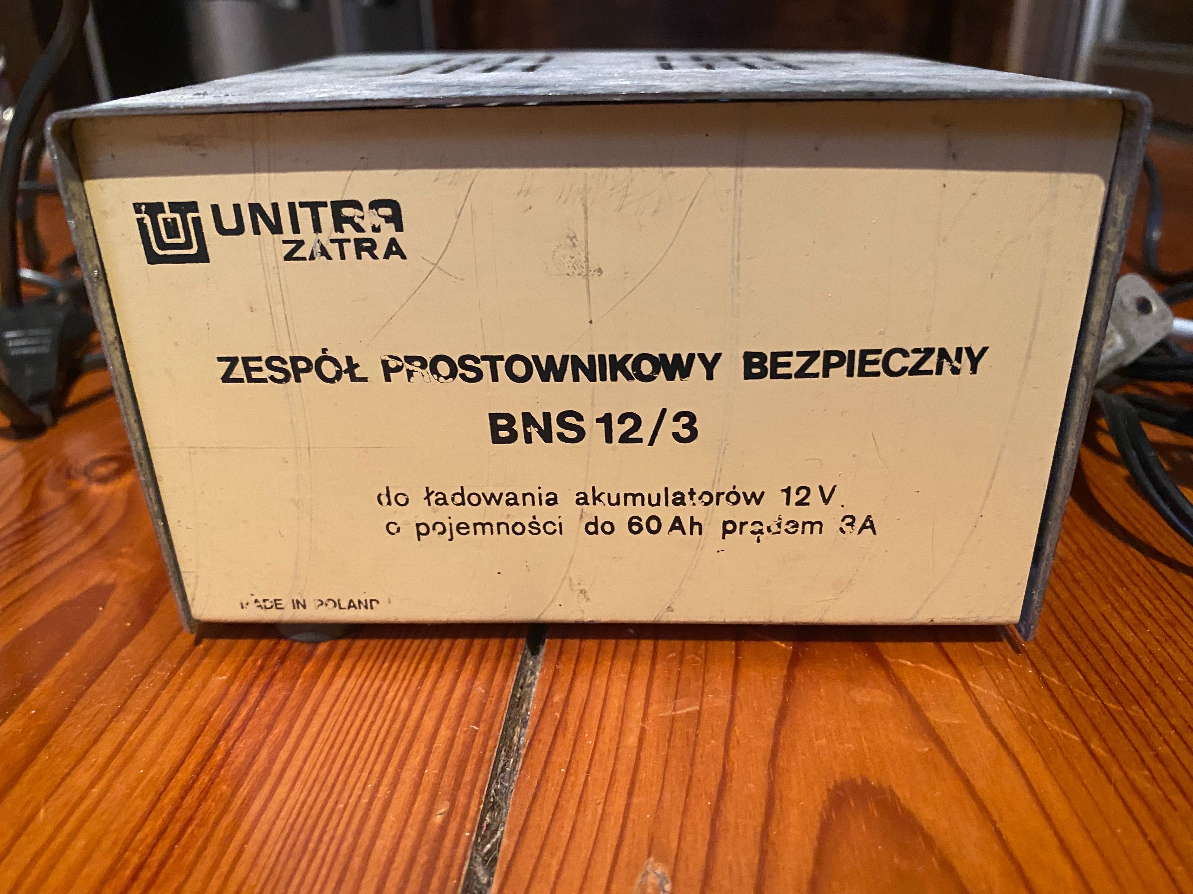 Zespół prostownikowy Bezpieczny UNITRA Zatra BNS 12/3