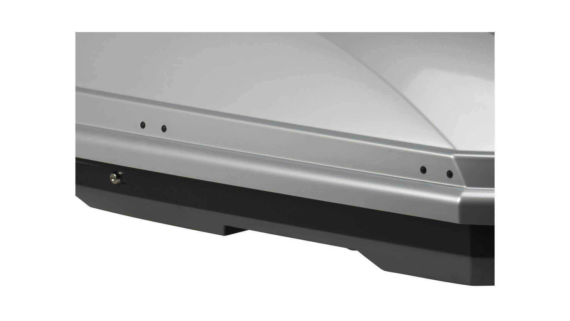 ∎∎∎ Box dachowy TAURUS Adventure 340 -srebrny połysk ∎∎∎