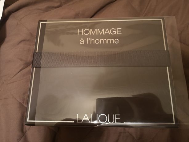 Lalique l'homme hommage 100 ml +żel pod prysznic