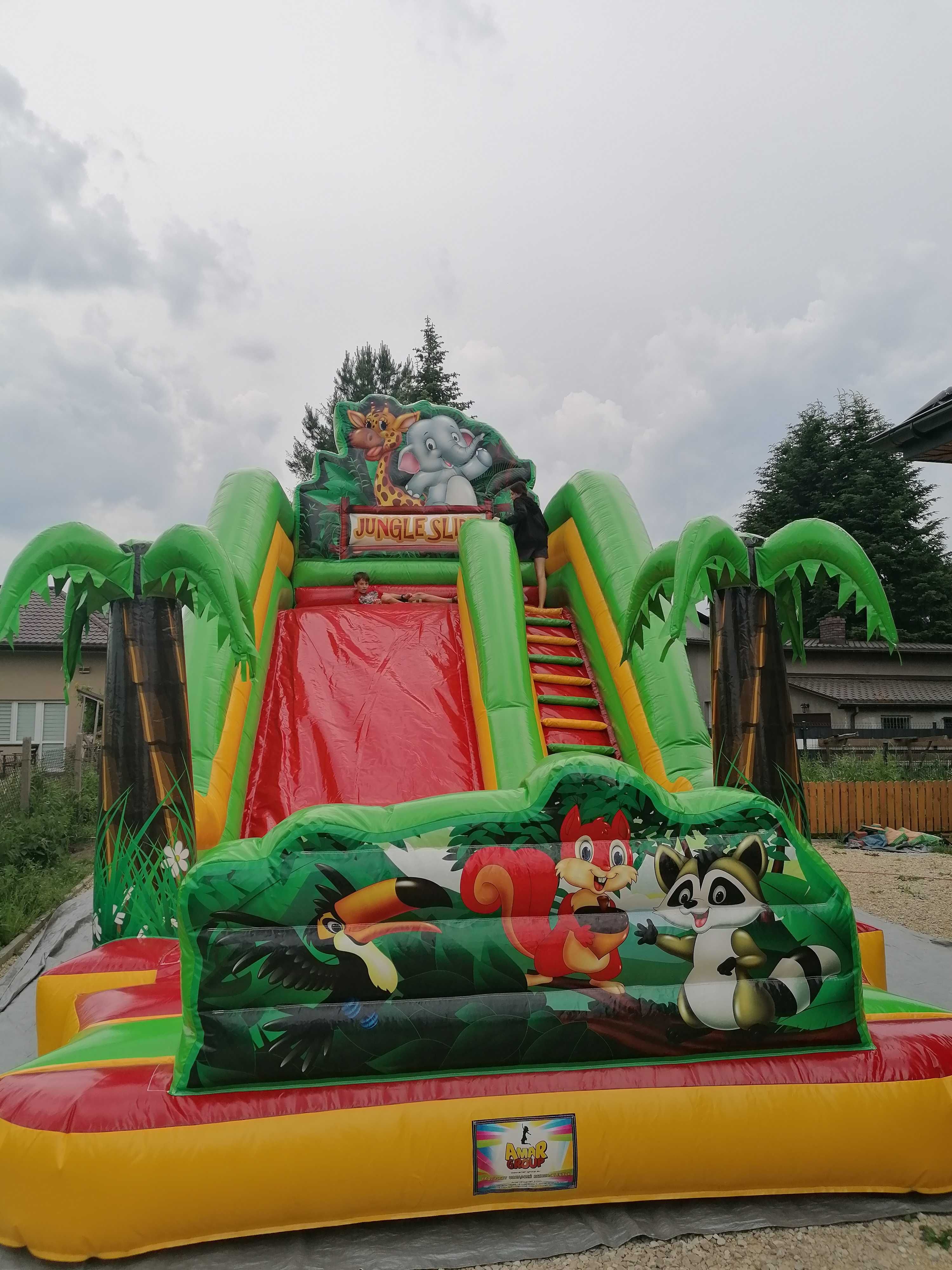 Zjeżdżalnie dmuchane dmuchańce zamki warnik pawilon jacuzzi wynajem