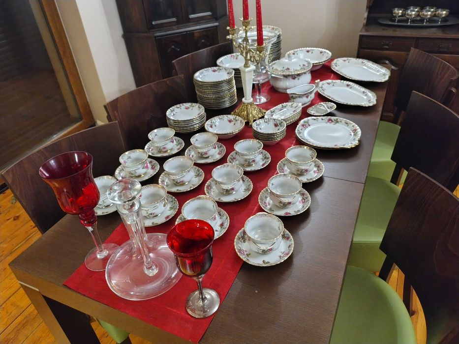 Serwis Obiadowy Porcelana Chodzież Iwona na 12 Osób