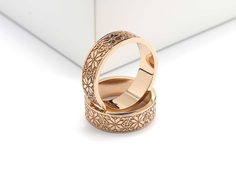 Золоті обручки 585 проби (на замовлення)