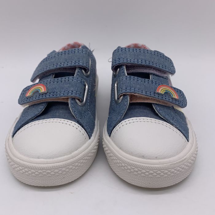 Buty dziecięce sneakersy trampki na rzepy Next kolorowe rozmiar 25,5