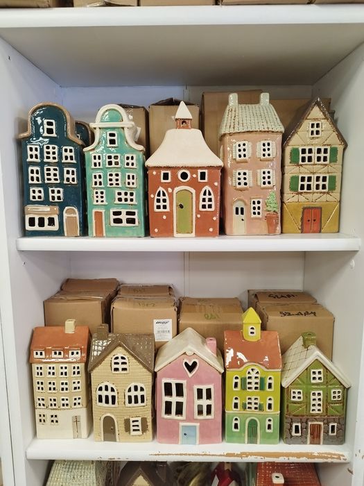 Domek na tealighty wysokość 26 cm