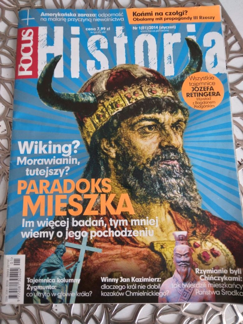 Focus Historia  miesięcznik x 3