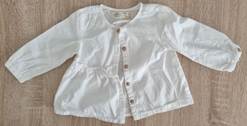 Koszula niemowlęca dla dziewczynki rozm. 74 / 6-9 m-cy / Zara Kids