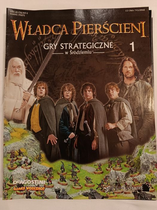 Władca Pierścieni - gry strategiczne w Śródziemiu nr 1,2,3,7