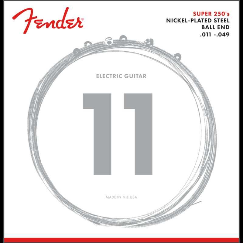 Struny do gitary elektrycznej Fender 250M 11-49