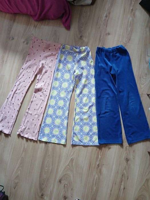 Spodnie dzwony dziewczece
