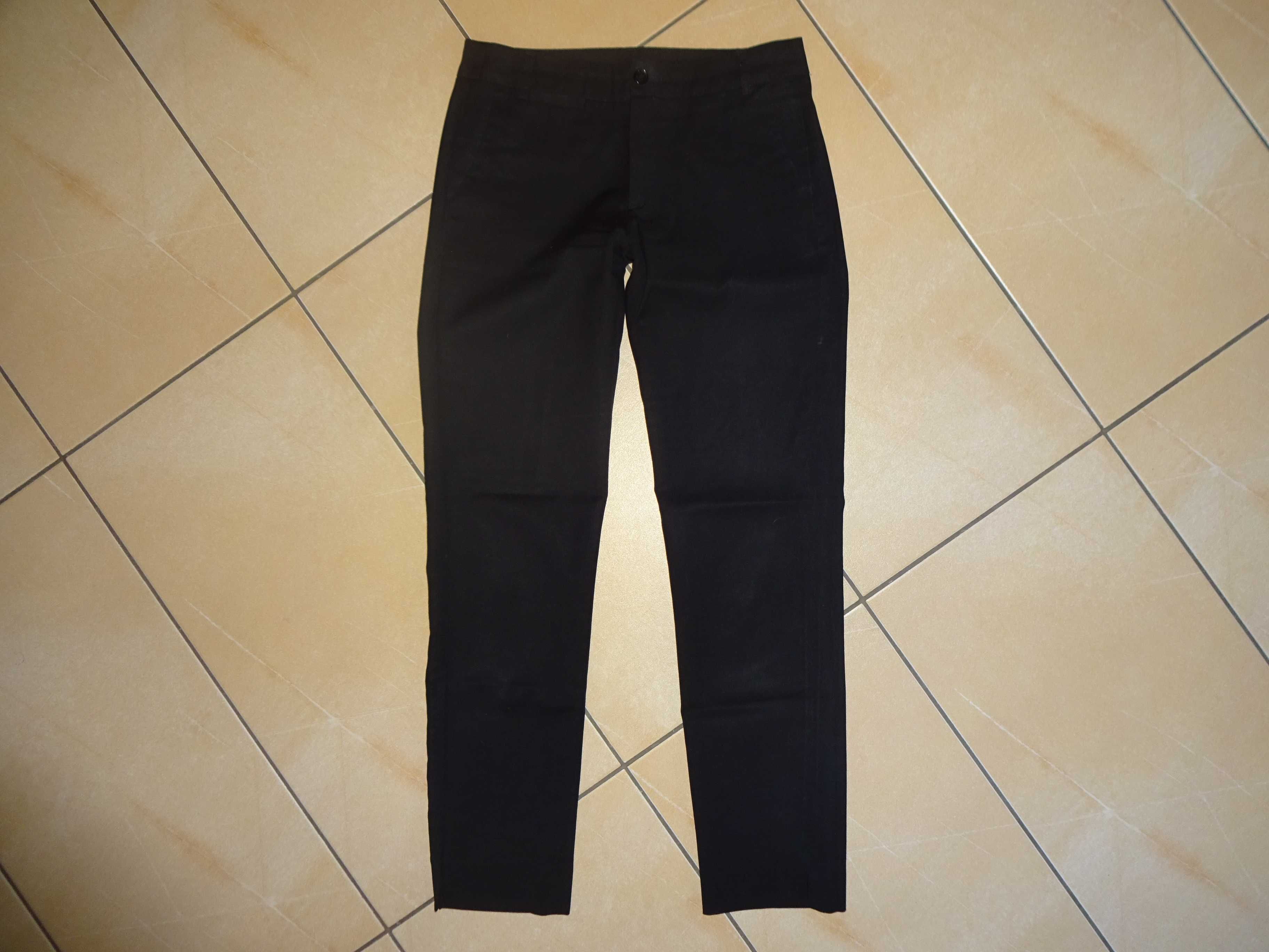 PAKO LORENTE made in Poland czarne eleganckie spodnie OKAZJA r. 34