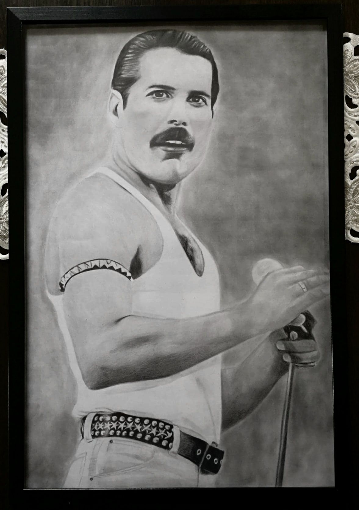 Rysunek Freddiego Mercury