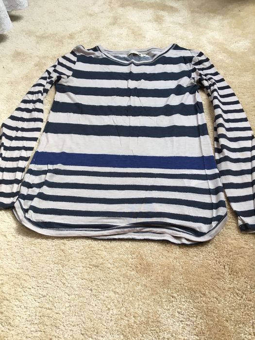 Jackpot bluzka t-shirt długi rekaw paski tencel