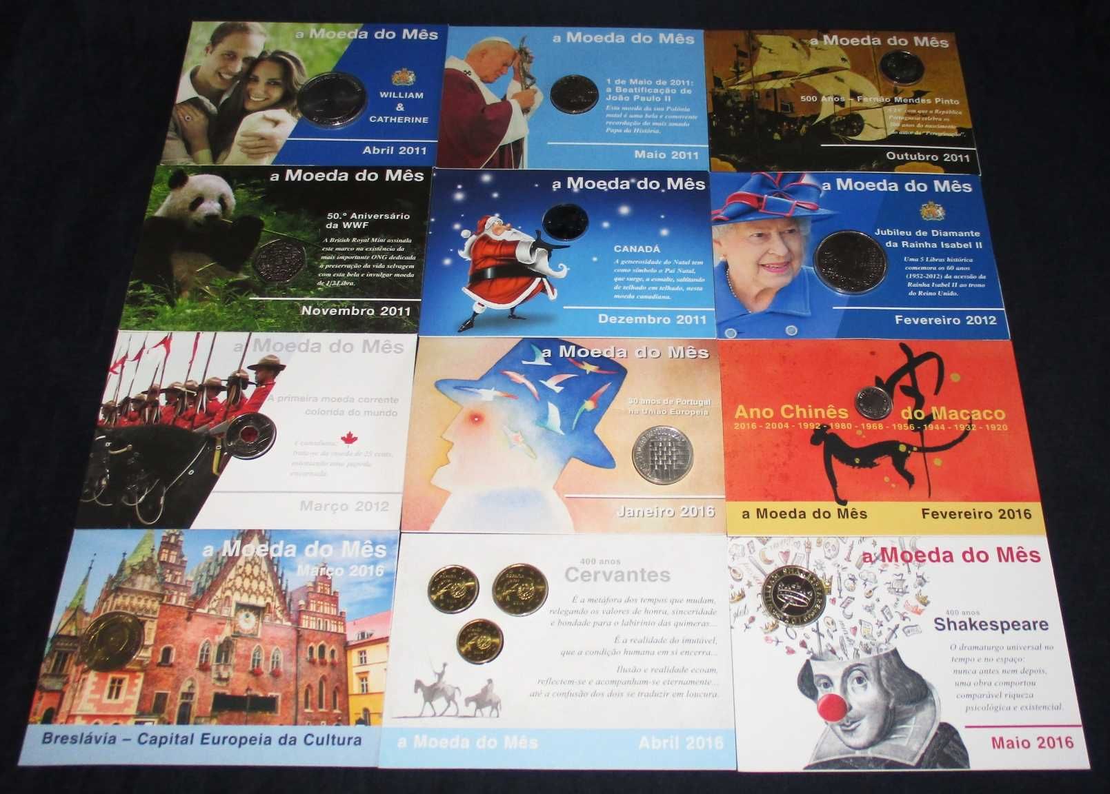 Moedas Comemorativas Moeda do Mês Ano 2011 / 2012 / 2016 Philae