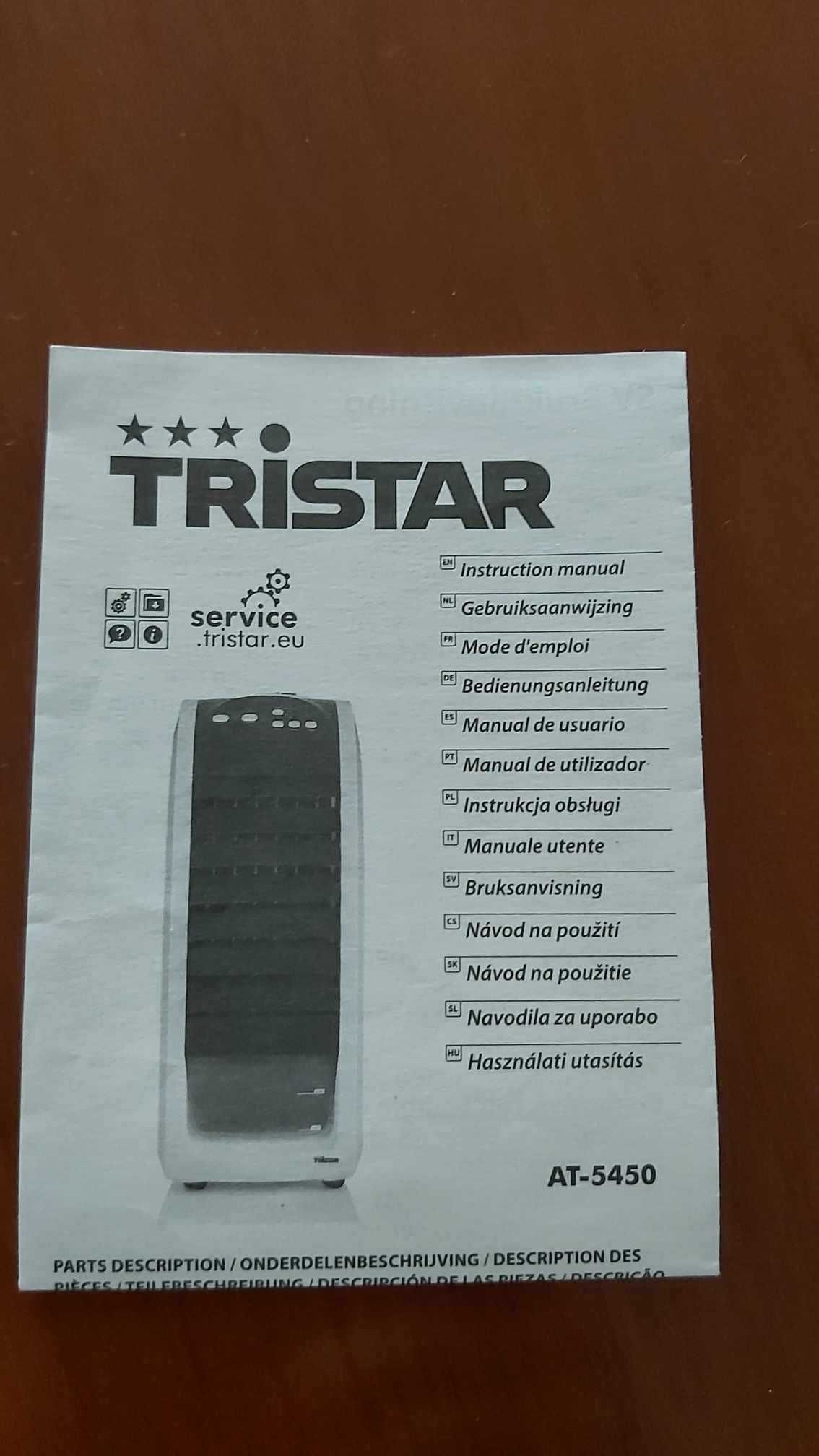 Climatizador / Evaporativo Tristar de ar frio. Com comando