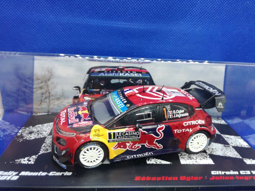 N. 144 Miniatura 1/43 Citroen C3 WRC S. Ogier 2019