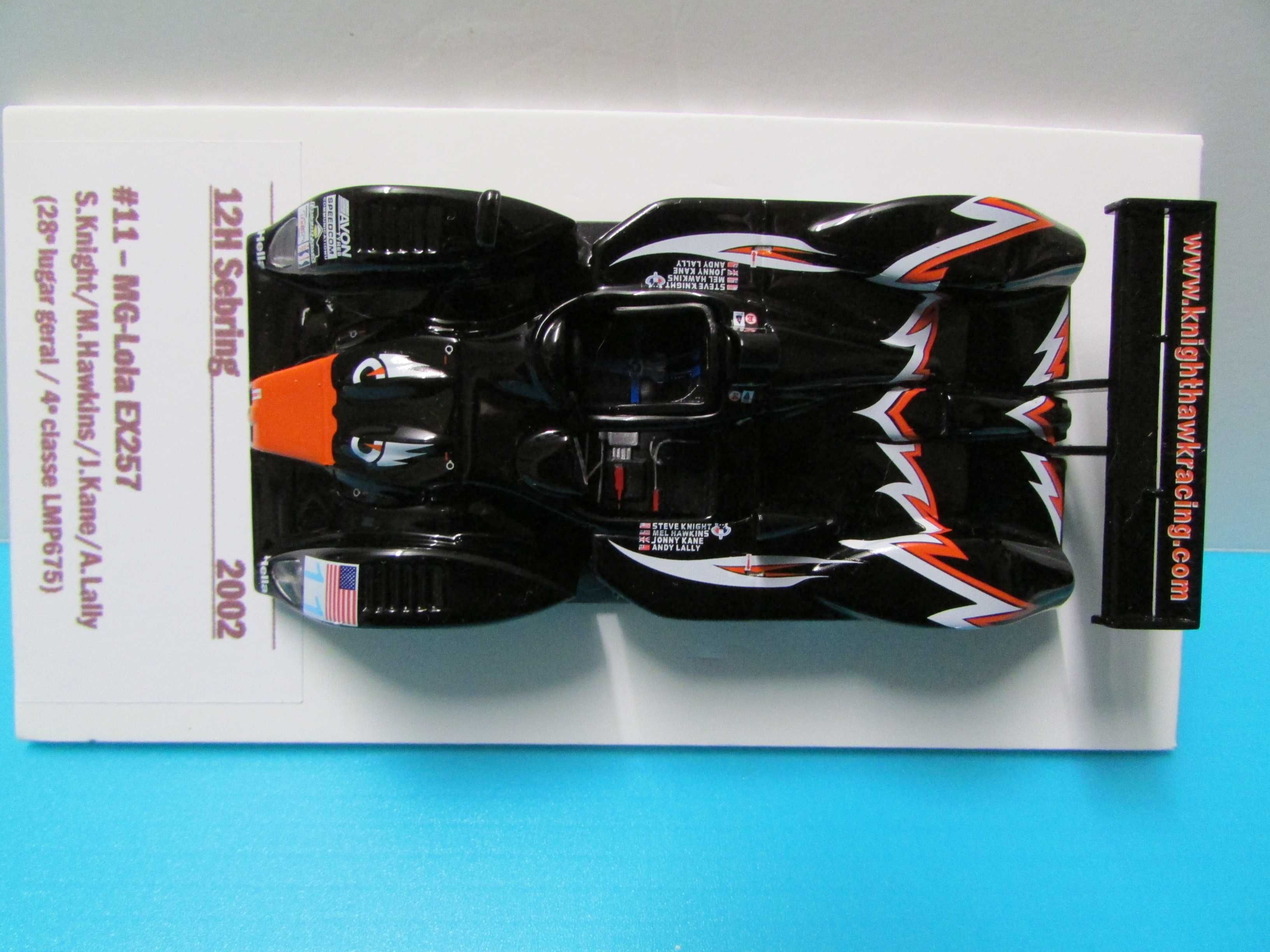 MG Lola EX257 #11 - 12h Sebring 2002 - Spark escala 1/43