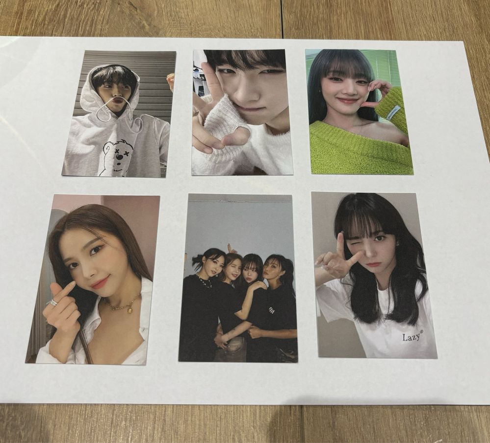 Kpop set kart mamamoo kep1er cix gidle