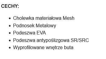 Półbut roboczy TOMAS , bardzo lekkie , idealne na lato - Stalco