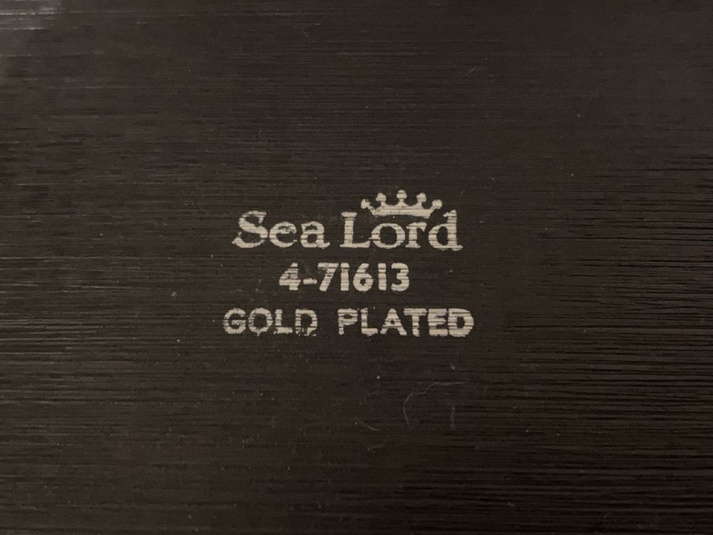 винтажные запонки  с кристаллом Swarovski 70-х годов Sea Lord Англия