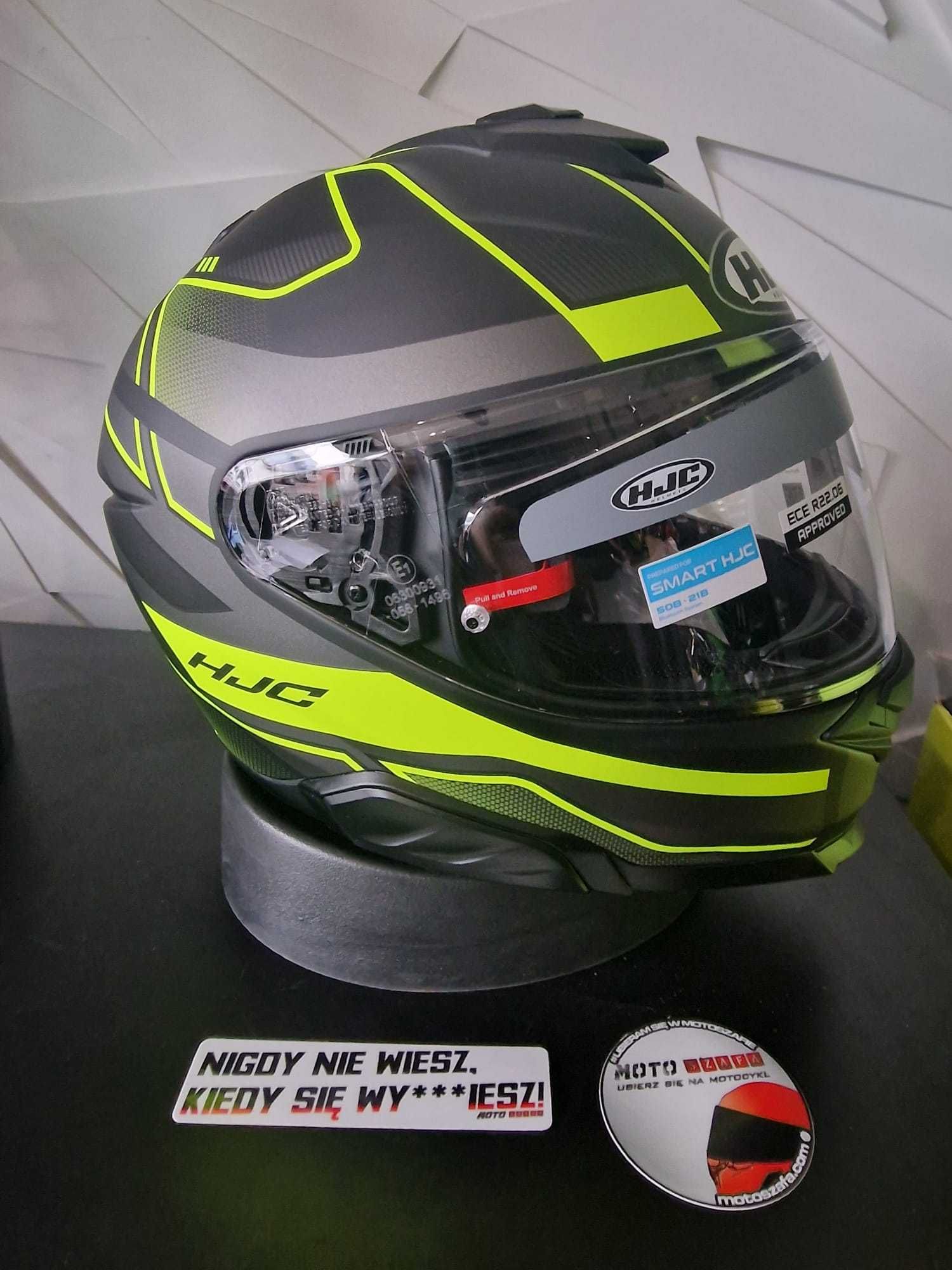 Kask Hjc I71 Iorix Black/Yellow S'M'L'XL