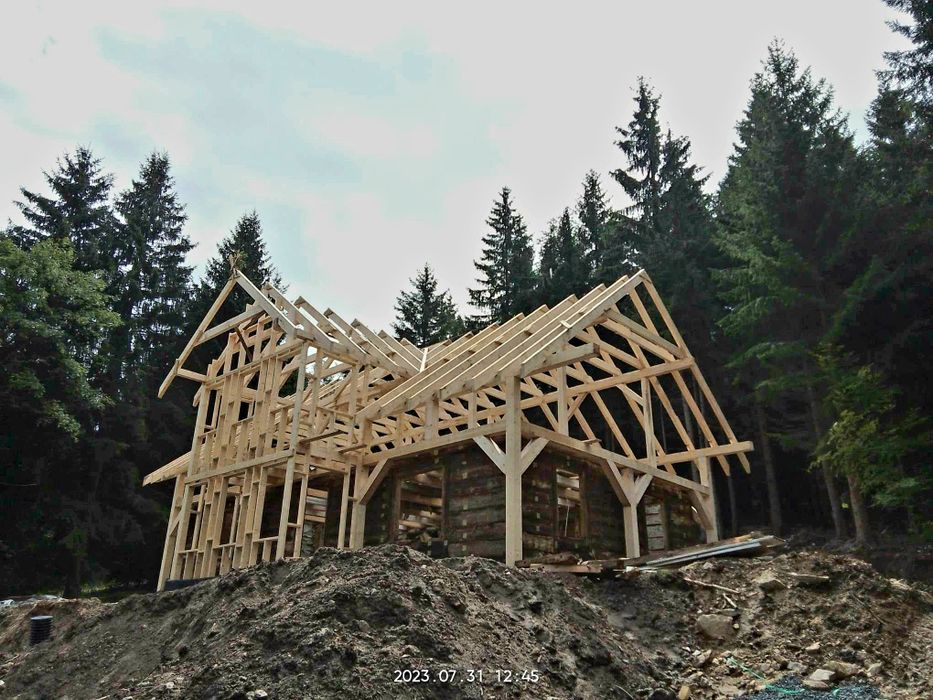 Uslugi budowlane, przenoszenie domów z bala, budownictwo drewniane