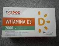 Witamina D3 2000 j m DOZ 60 kapsułek