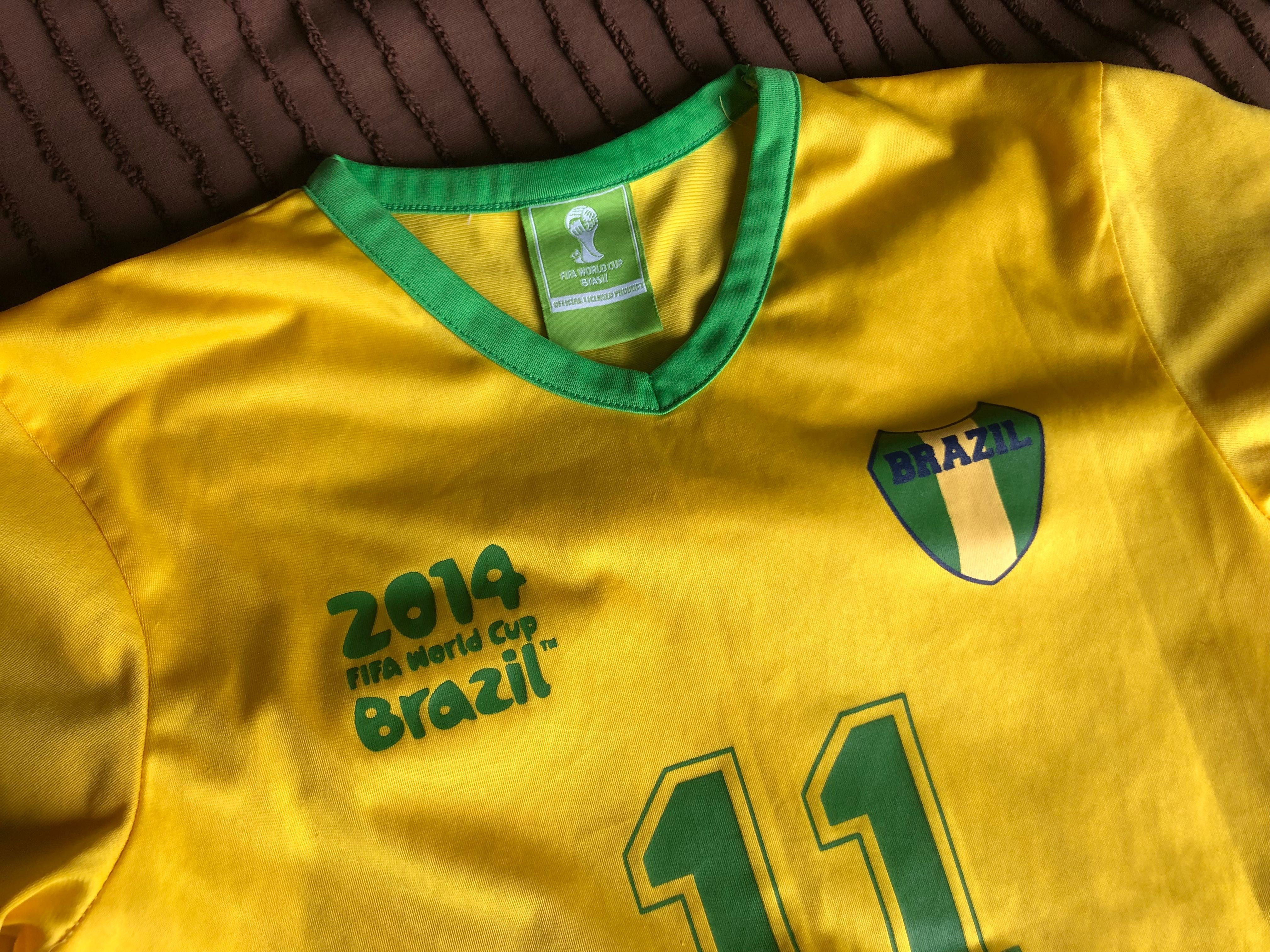 5 x koszulka dres ADIDAS PUMA BRAZIL FIFA + Ronaldo