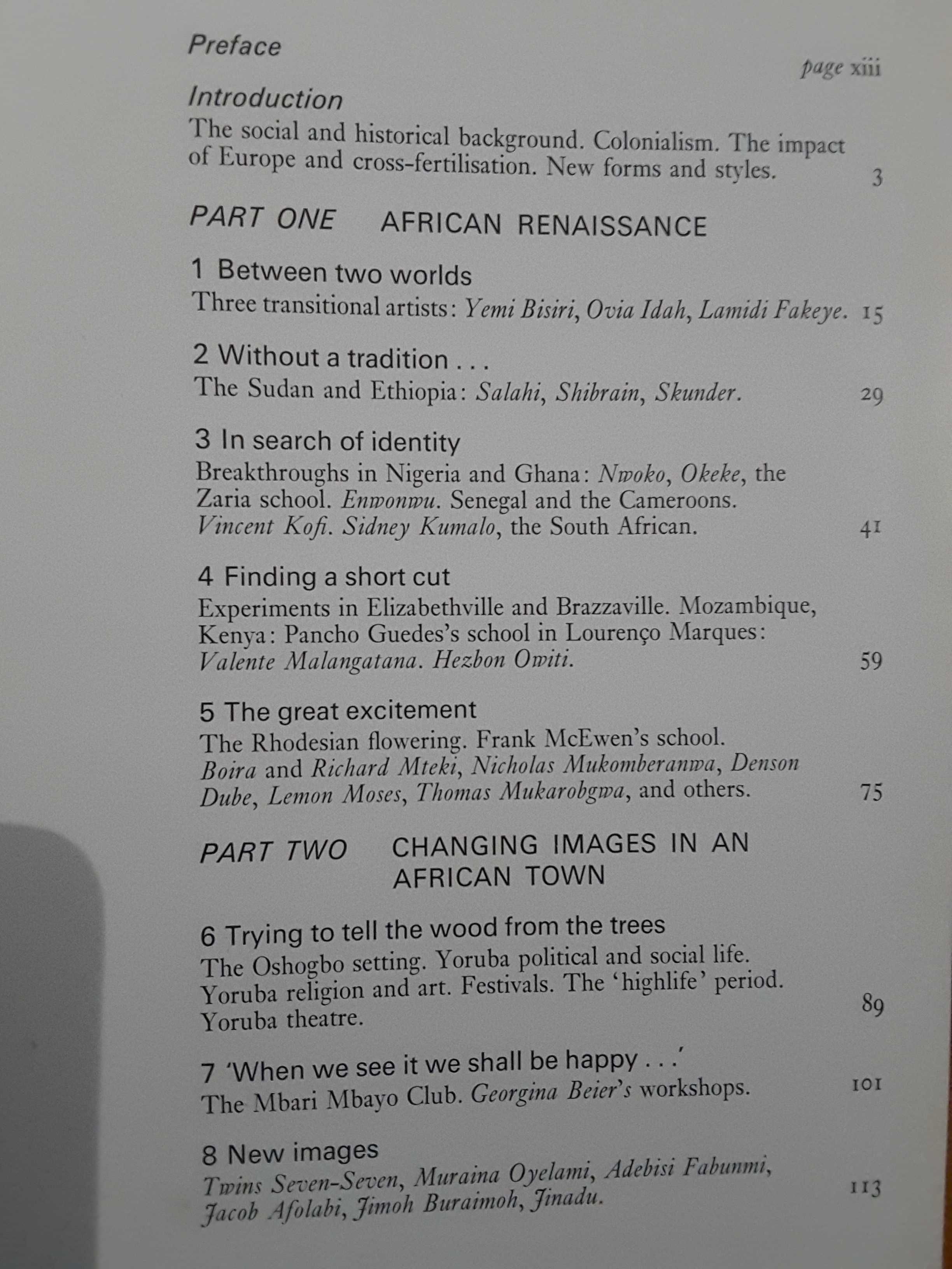 Contemporary Art in Africa (1968) / Correspondance de Paul Gauguin