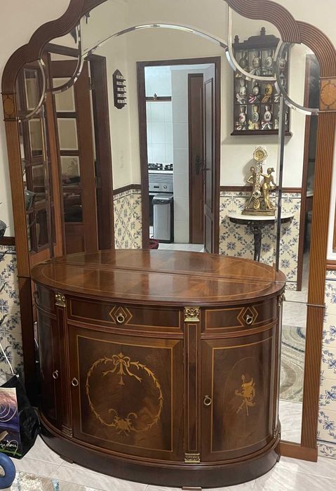 Móvel Nogueira com Espelho (Mudança de Casa)