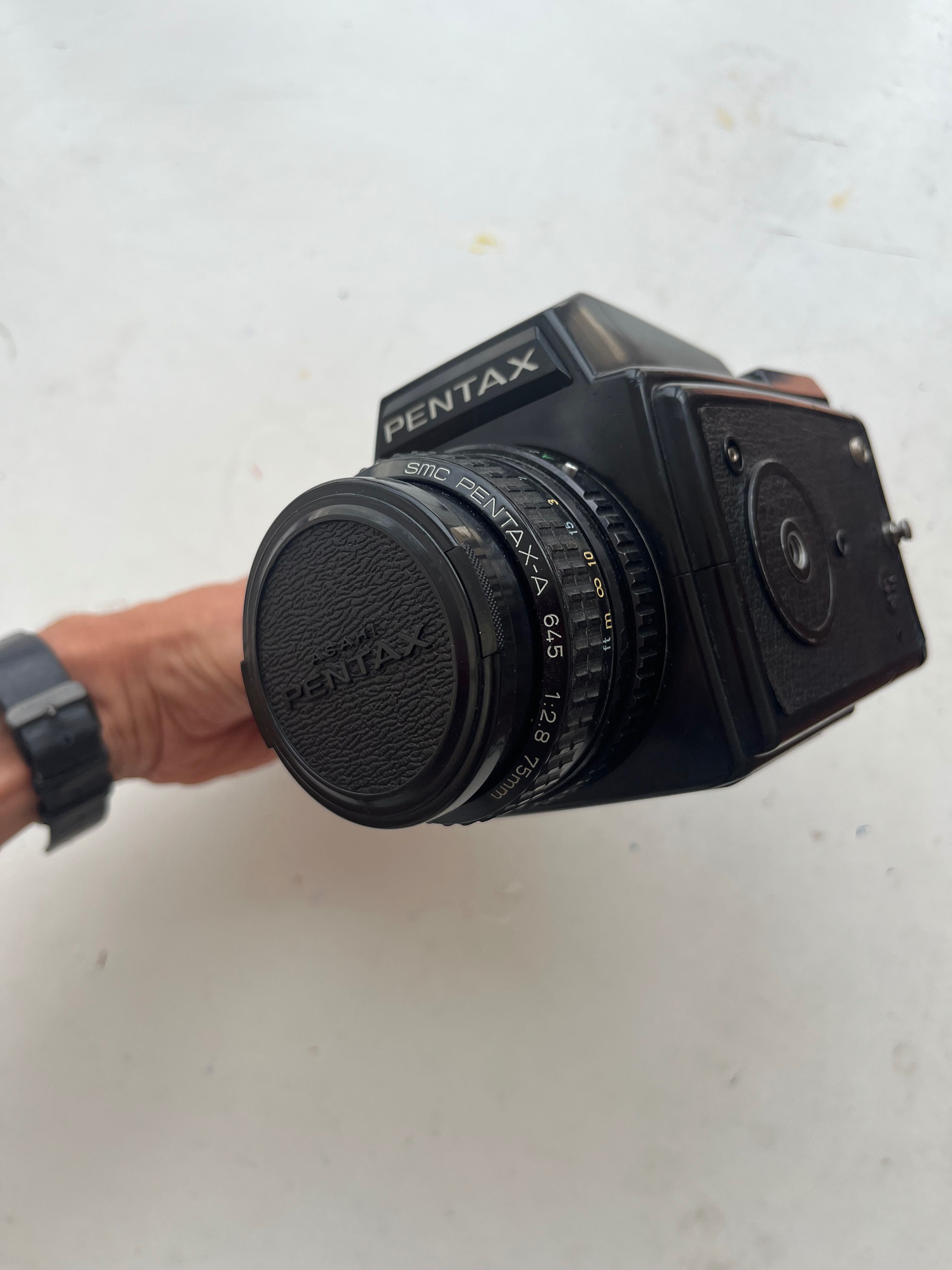 Pentax medium format camera + objective