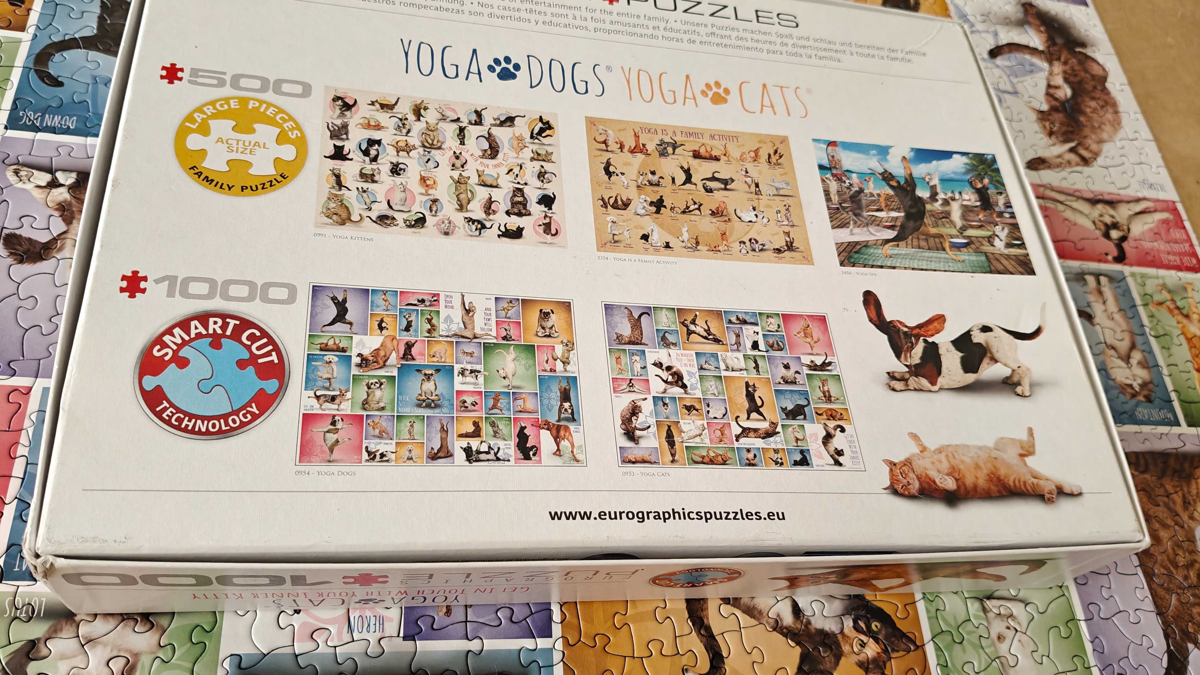 Puzzle Yoga Cat 1000