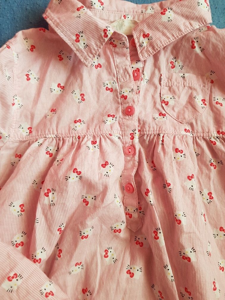 Sukienka koszulowa hello kitty hm
