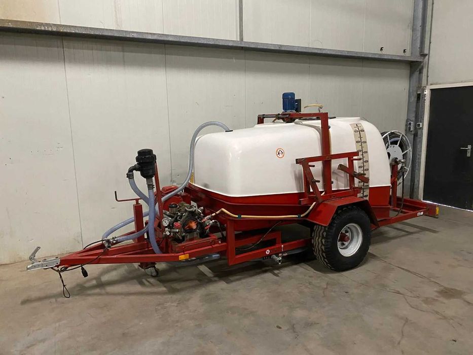 Opryskiwacz bębnowy z bębnem szklarniowy, tunelowy tuneli szkółkarski