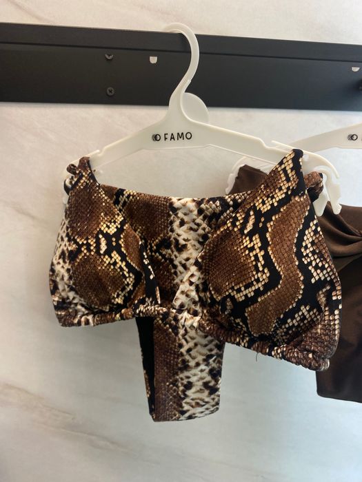 Купальник, принт змії