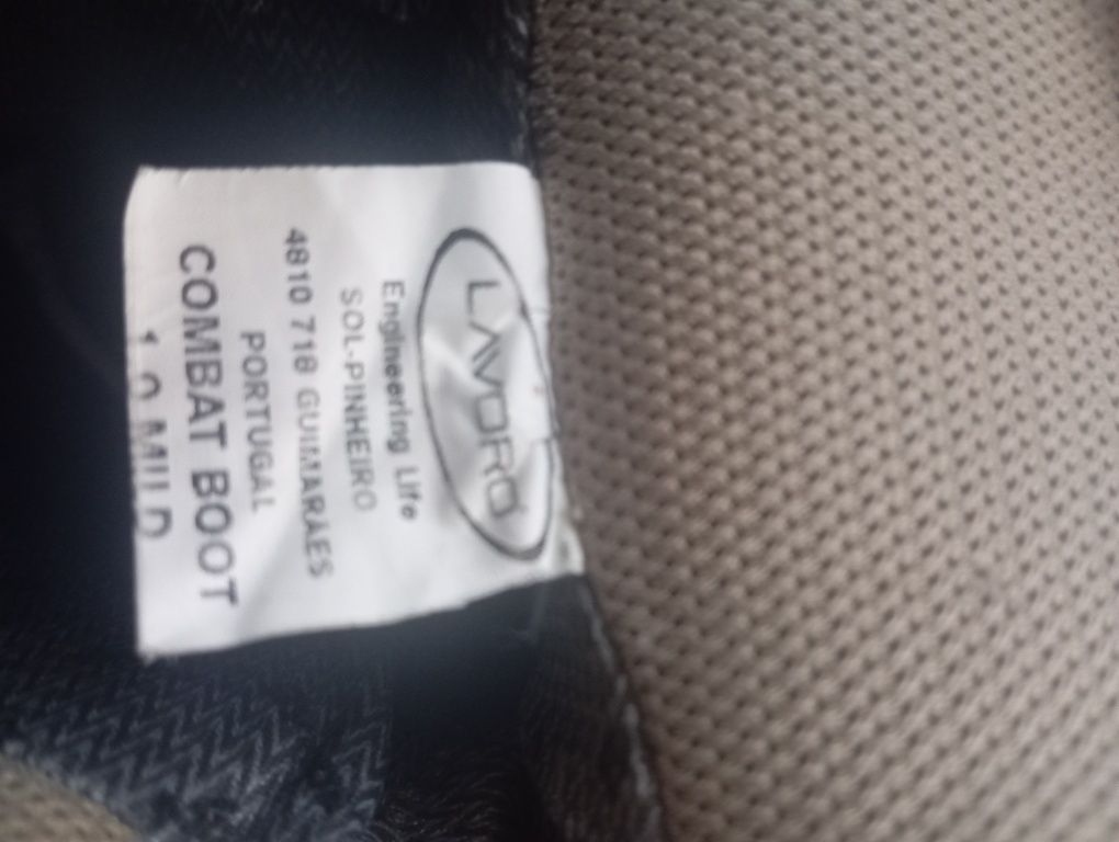 Botas Combat Lavoro 43 usadas