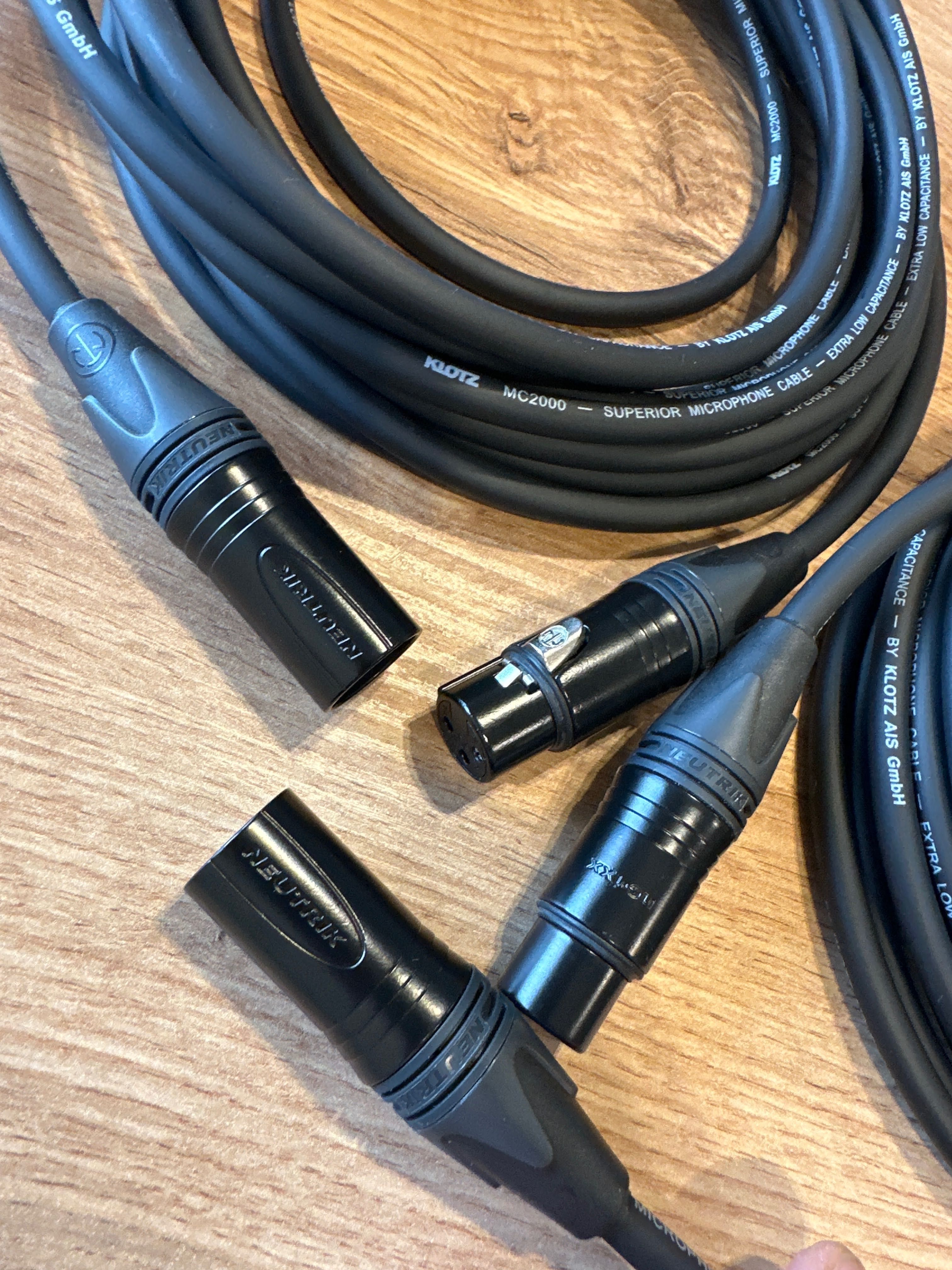 Kabel mikrofonowy Klotz, Neutrik XLR 5 metr. 2szt. mc2000